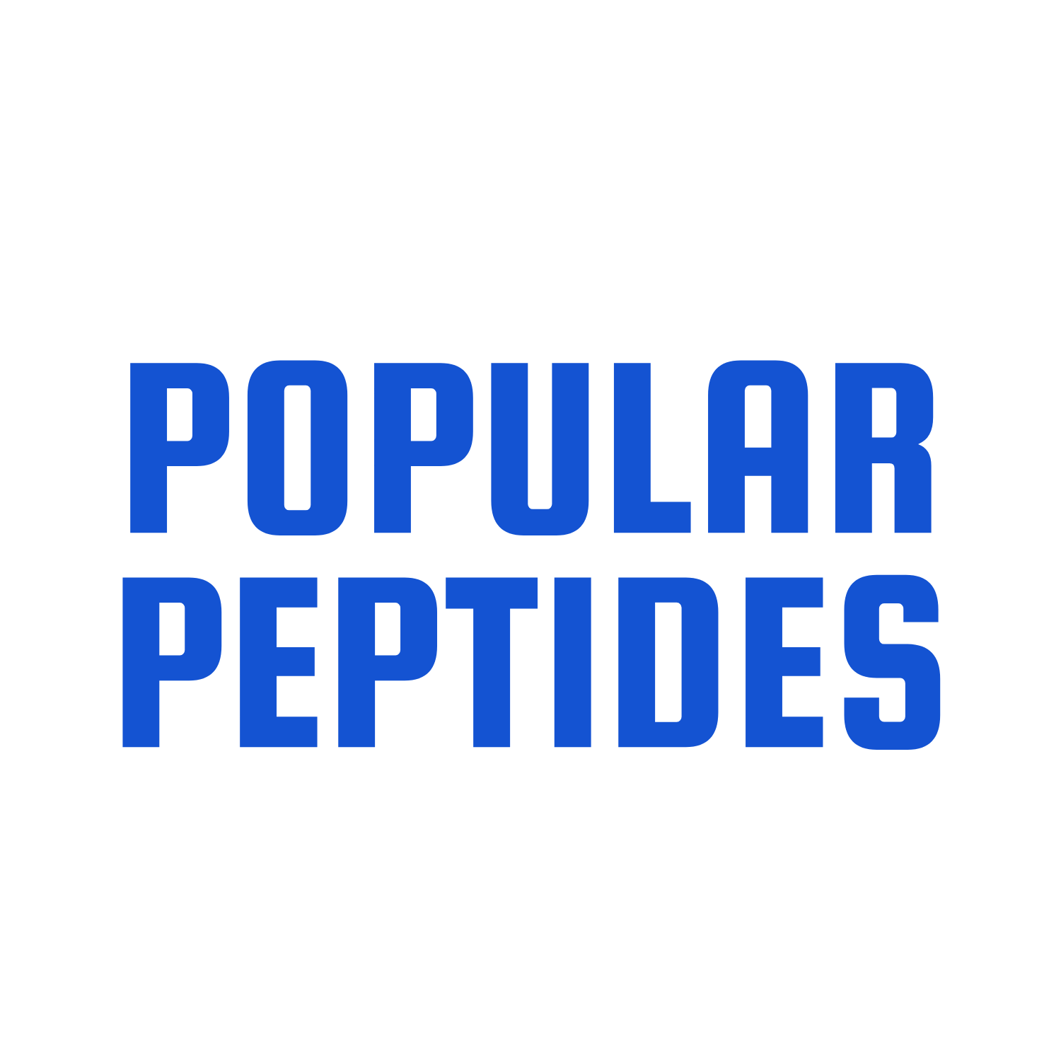 Popular Peptides
